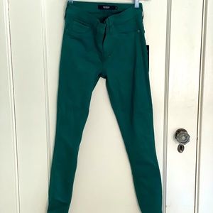 Green Hudson Los Angeles skinny jeans